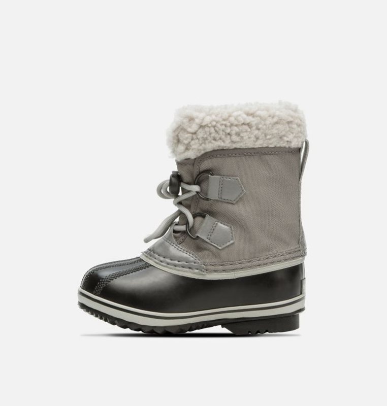 Sorel Childrens Yoot Pac™ Nylon - Kids Snow Boots Grey/Black - 795243QVT